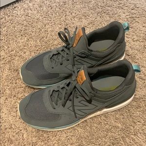 Women’s Grey and Blue New Balance Shoes, size 7.5